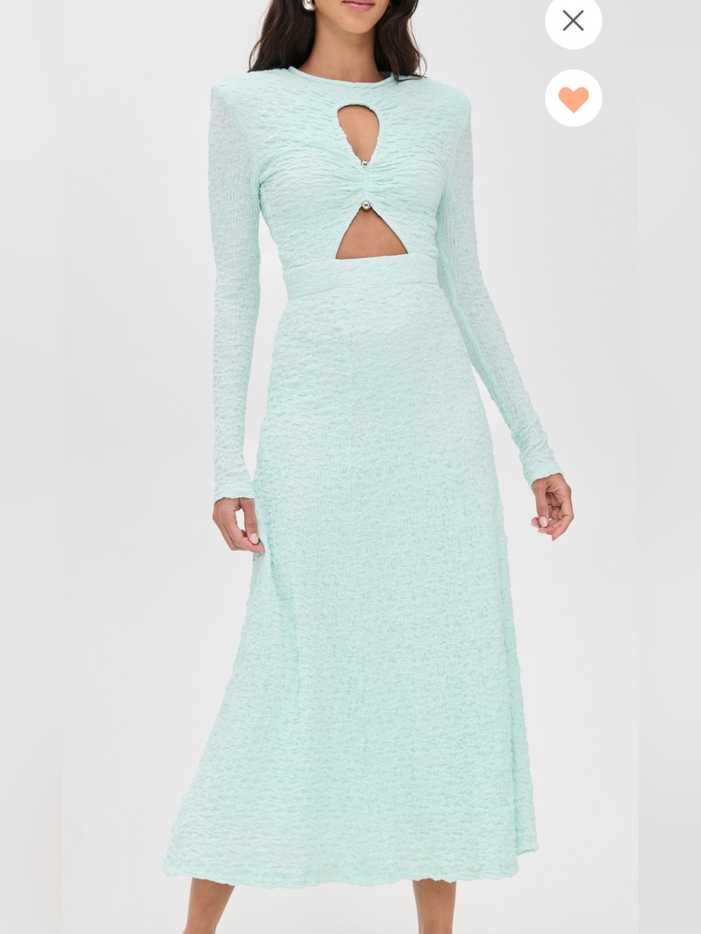NWT Sabina Musayev Alberta Mint Dress